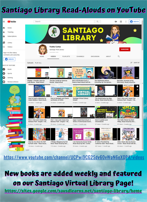 Santiago Library Read Alouds on YouTube 